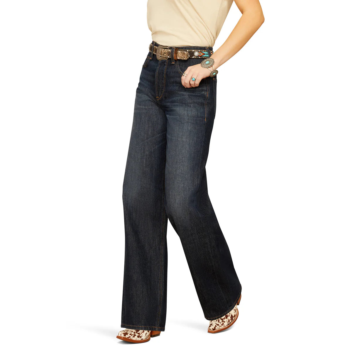 ARIAT Jean Recto Tomboy De Talle Ultra Alto Jeans Para Mujer