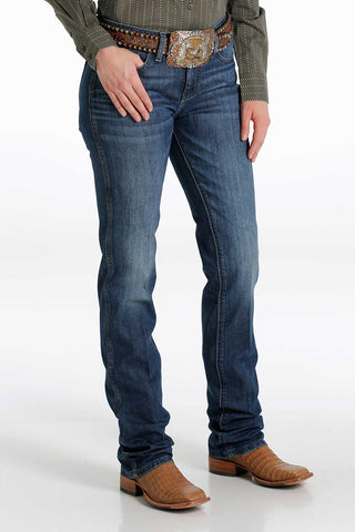CINCH Women's Shannon Slim Fit Jean - Medium Stonewash