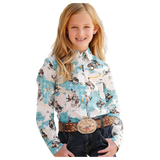 Cruel Girl Girls Long Sleeve Western Snap Shirt