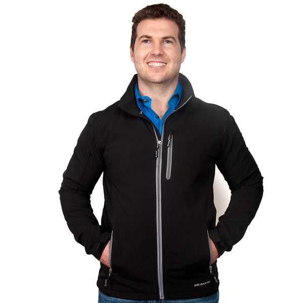 Just Country Men's Geoffrey Softshell Jacket Black