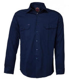 Rite Mate Open Front Long Sleeve Shirt Navy