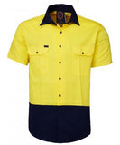 Rite Mate 2 Tone Vented Light Weight Open Front Short Sleeve Work Shirt