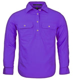RiteMate Kids Pilbara Closed Front L/S Shirt