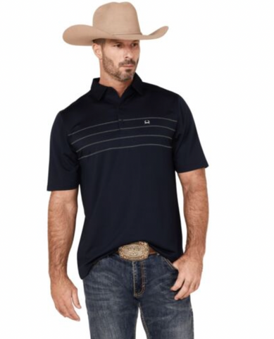 Cinch Men’s Shirt ArenaFlex Polo Navy