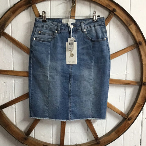 Foxwood Kiama Denim mini Skirt