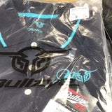 Bullzye Women's Piped Polo Navy Aqua