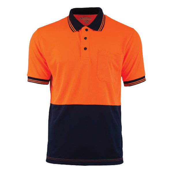 Tough Inc. Hi-Vis Short Sleeve Polo Shirt