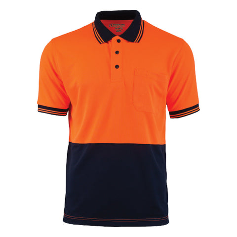 Tough Inc. Hi-Vis Short Sleeve Polo Shirt