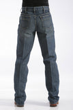 mens white label cinch dark wash