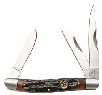 Roper Stockman 3 Blade Carbon Steel 3.5"