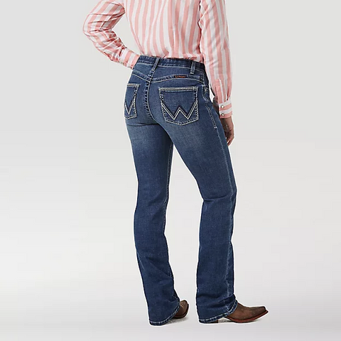 Wrangler Women's Ultimate Riding Mid Rise Boot Cut Jean