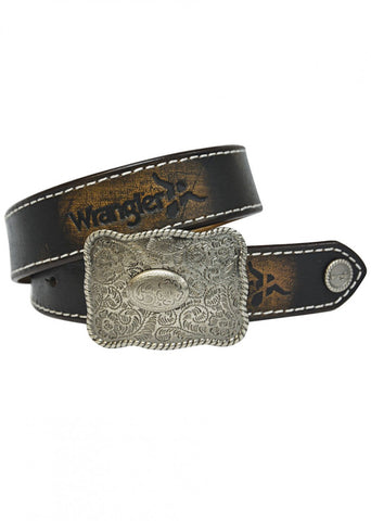 Wrangler KIDS ABRASION LOGO BELT