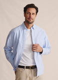 S Kidman Aberdeen Long Sleeve Shirt Pale Blue Oxford
