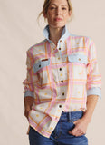 kidman spence pale pink long sleeve shirt