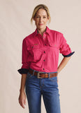 pink womens rodeo arena shirt