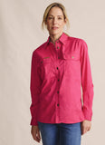 pink long sleeve womens jillaroo shirt