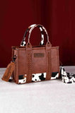 WRANGLER COW PRINT CROSSBODY BAG