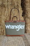 WRANGLER CANVAS ICONIC LOGO TOTE