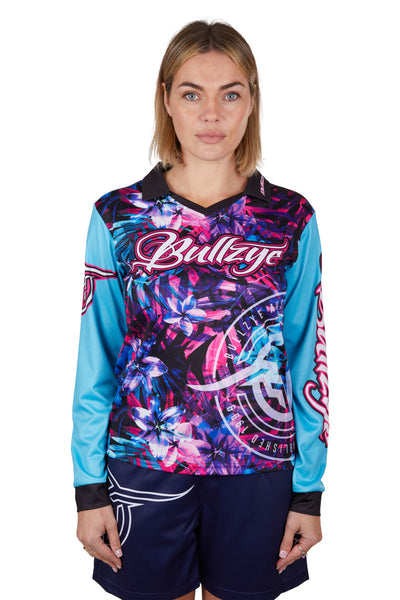 Bullzye Women's Lagoon LS Tee