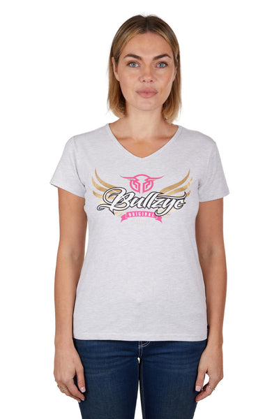 Bullzye WOMENS WINGS SS TEE