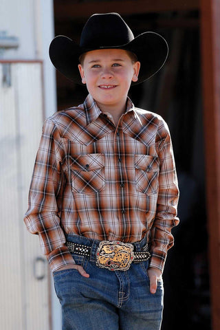 CINCH Boys CADE SWOR L/S Western Shirt