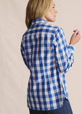 check women's long sleeve rodeo shirt