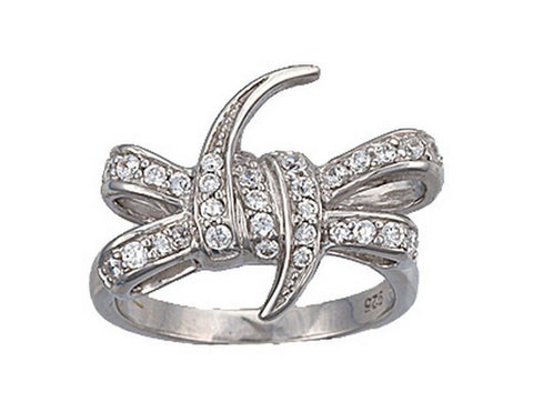 Montana Silversmiths Barbed Wire Bow Ring
