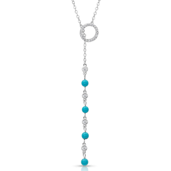 Montana Silversmiths Necklace Lariat Turquoise Drop Necklace