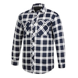 pilbara mens quilted flannelette shirt