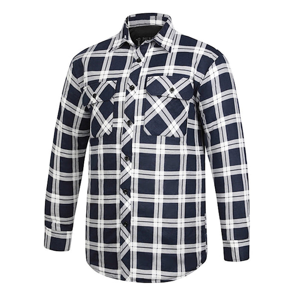 pilbara mens quilted flannelette shirt