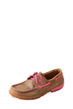 TWISTED X PINK RIBBON LACE UP MOC