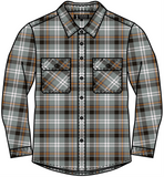 rite mate pilbara long sleeve flannelette shirt