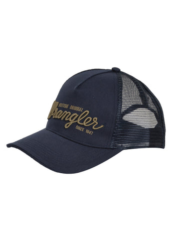 WRANGLER LOGO TRUCKER CAP