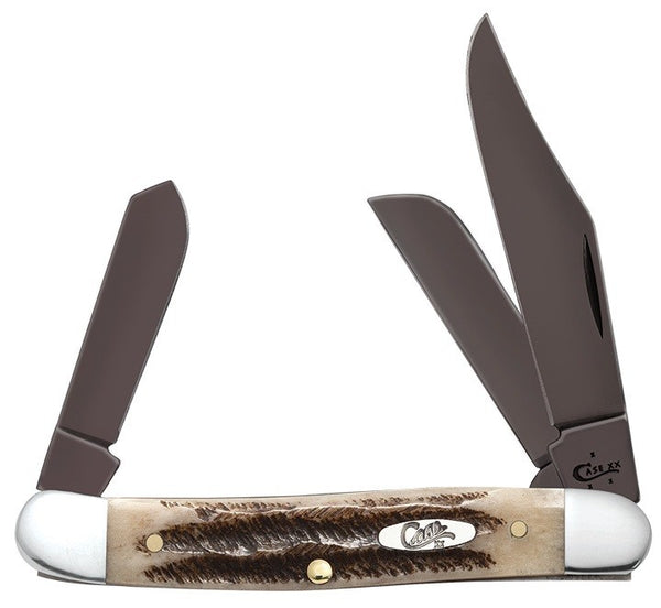 Case Stockman 3 Blade 4 " Bone Handle