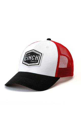 CINCH Men's Cinch Denim Co Cap - White / Red / Black