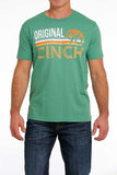 CINCH Men's Original Cinch 96 Tee - Heather Green