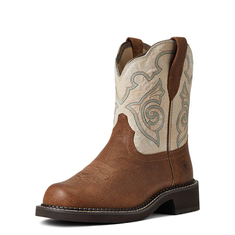 Ariat Women's Fatbaby Heritage Tess Tortuga/Crema