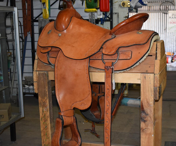 SJW 15.5” Western Roping Saddle