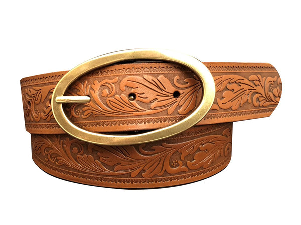 ROPER Women's Bridle Embossed Leather Belt