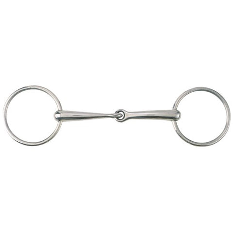Thin Mouth Ring Snaffle w/75mm Rings 12.5cm