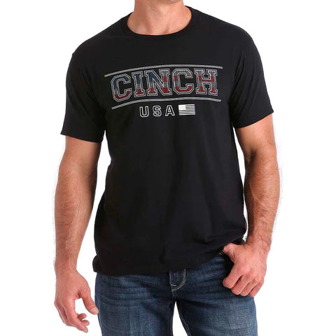 Cinch Men's Classic Logo Black T-Shirt