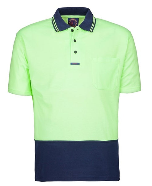 Rite Mate Hi Viz Short Sleeve Polo Shirt Yellow