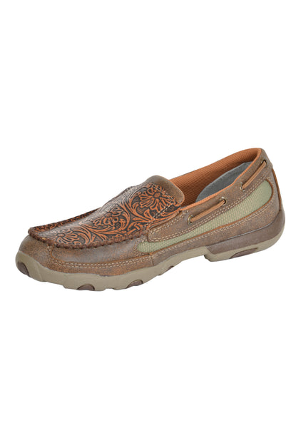 Twisted X Women's Embossed Floral Moc Slip On