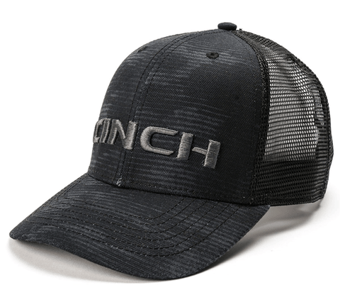 Cinch Men's Black Logo Trucker Cap
