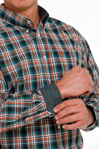 Men's Cinch Plaid Button Down Shirt
