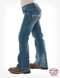 Cowgirl Tuff Girl's Jeans Don't Fence Me In
