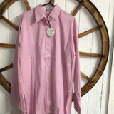 Shirty boyfriend shirt pink stripe