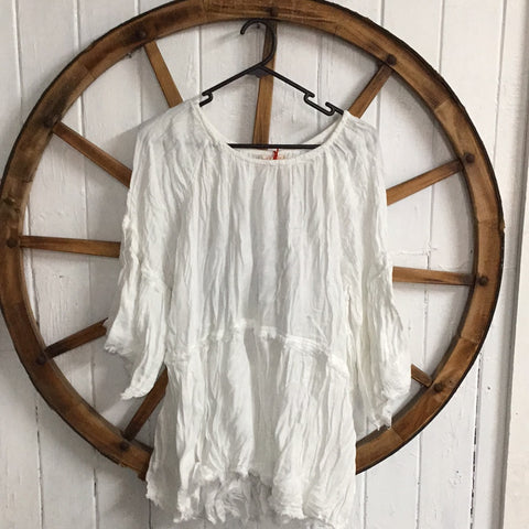 Grace Top White Cotton